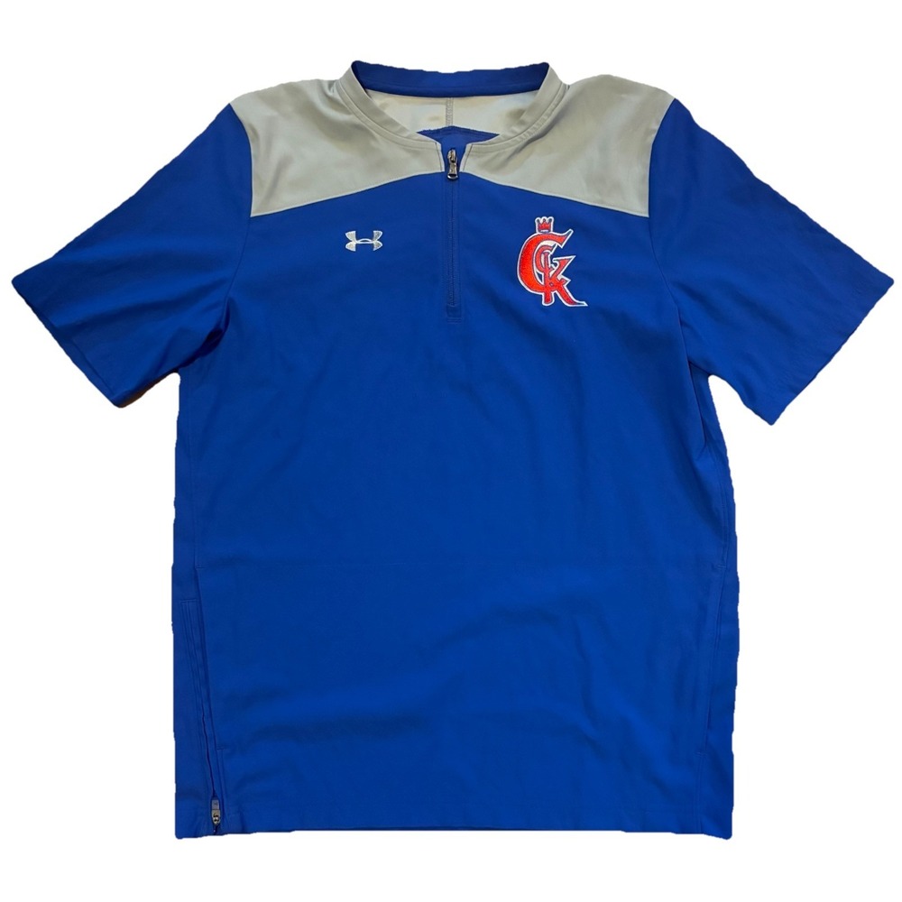 Champion City Kings #11 Under Armour‎ Cage Jacket Youth XL Baseball Short Sleeve